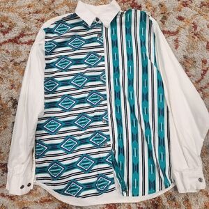 Women's Vintage Wrangler Aztec Shirt L